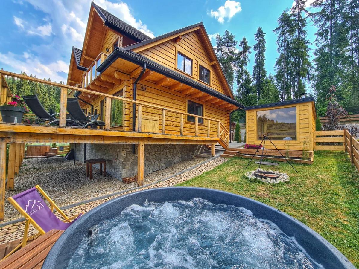 Łapsze Niżne Lk Resort Lapsze Domy Z Prywatna Balia I Sauna מראה חיצוני תמונה